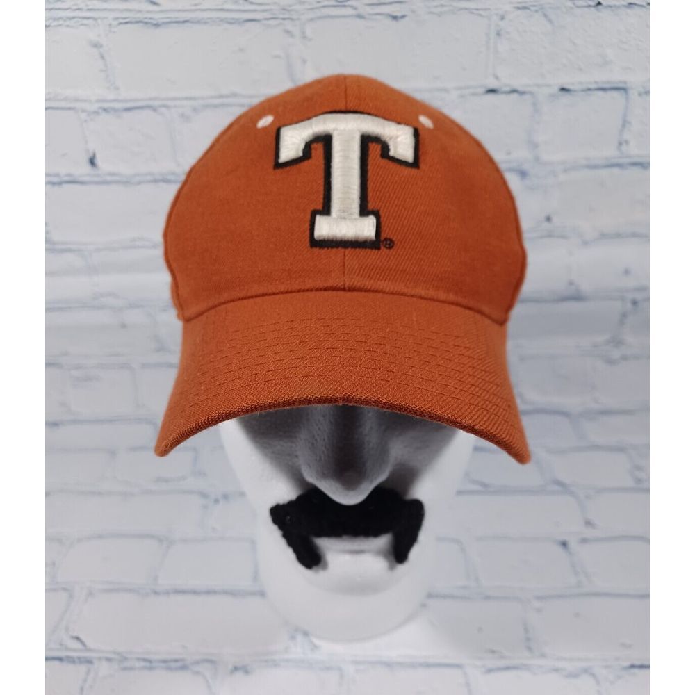 Texas Longhorns Hat Fitted‎ Size 7 3/8 Orange Embroidered Logo Football